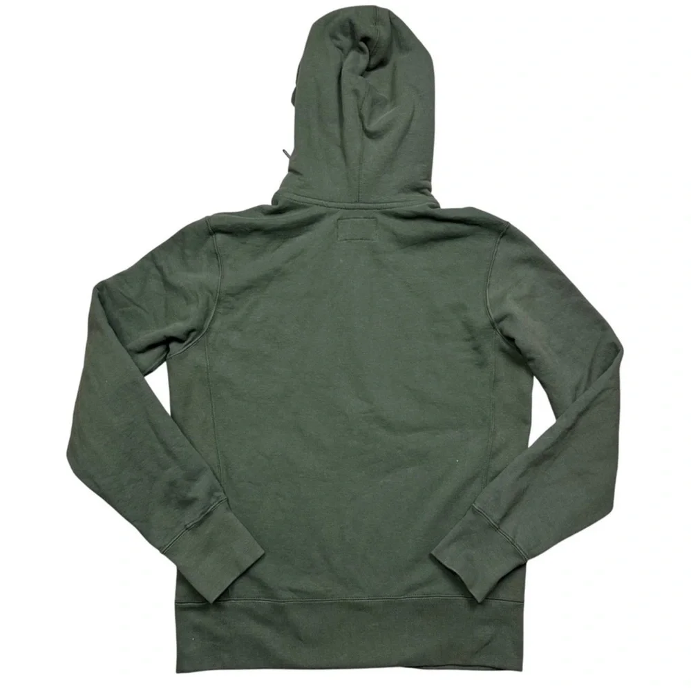 Men's American Giant Olive Green Hoodie Sweatshirt - Picture 6 of 7